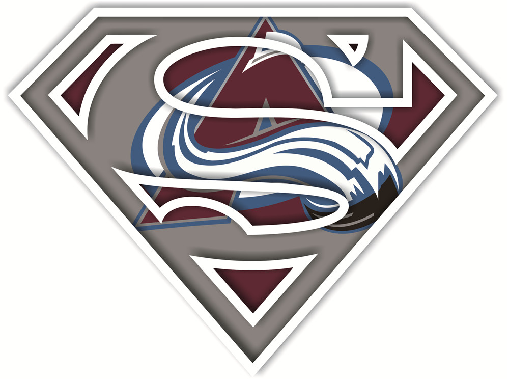 Colorado Avalanche superman logos fabric transfer